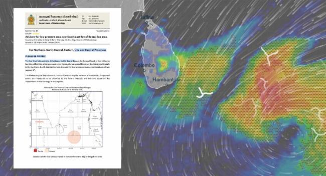Low Pressure Area Over South-East Bay of Bengal